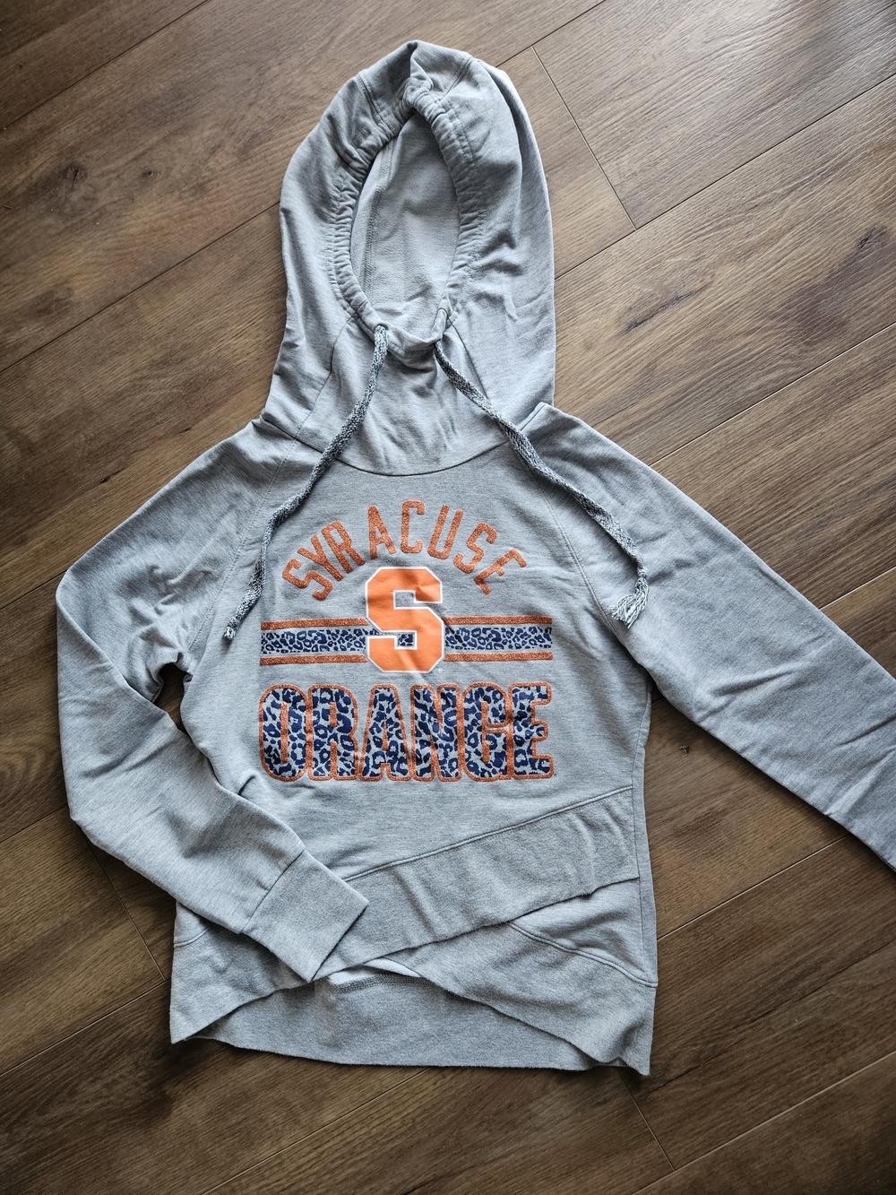 Juniors Sz M Syracuse Orange Hooded Sweatshirt